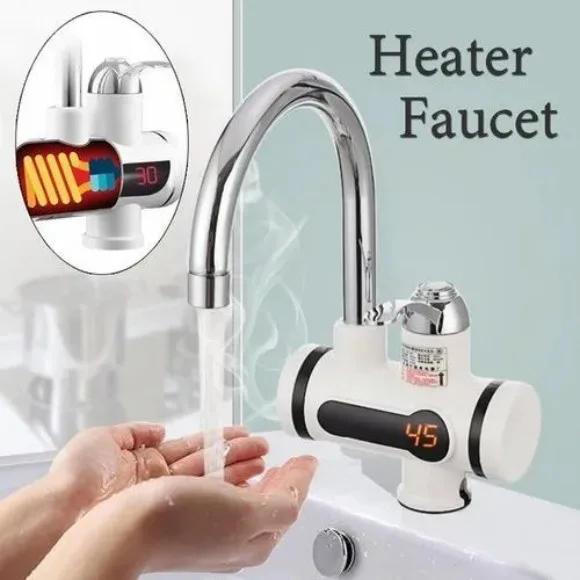 Hot Water Tap - Geyser - Electric Geyser - Instant Heating Electric Water Heater Faucet - Instant Electric Water Heater Tap