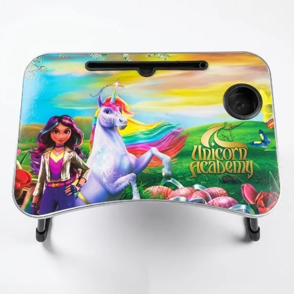 Imperial Unicorn & Lion King Foldable Table Multipurpose Study Desk