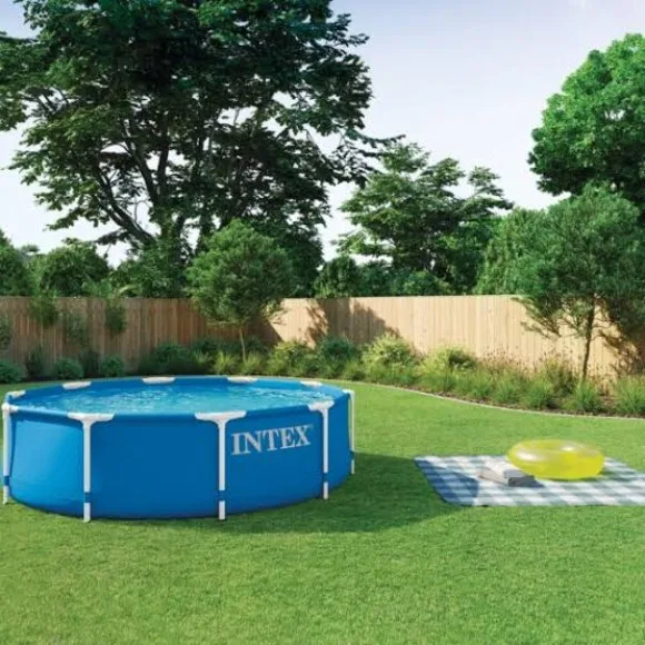 Intex Deep Metal Frame Pool - 10ft x 30in - 28200