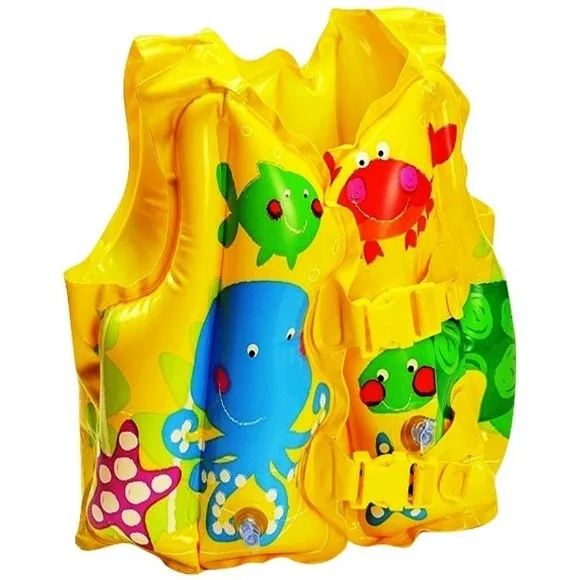 Intex Fun Fish Child Swim Vest Inflatable Kids Life Jacket Age 3-5 - 59661