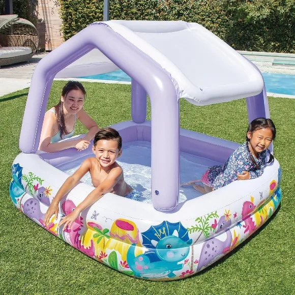 Intex Inflatable Removable Sun Shade Pool - 5 x 4 Feet - 57470
