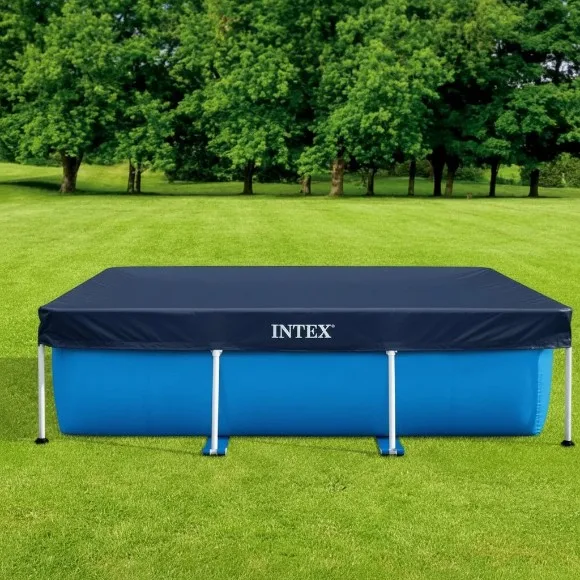 Intex Rectangular Pool Cover -10 x 6.5 Feet - 28038