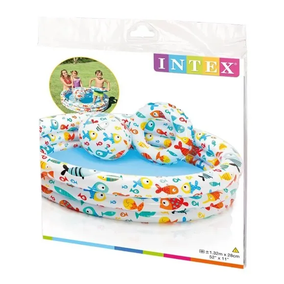 Intex SwimmingPool With Fish Ponds -132X28 inchCM - 59431