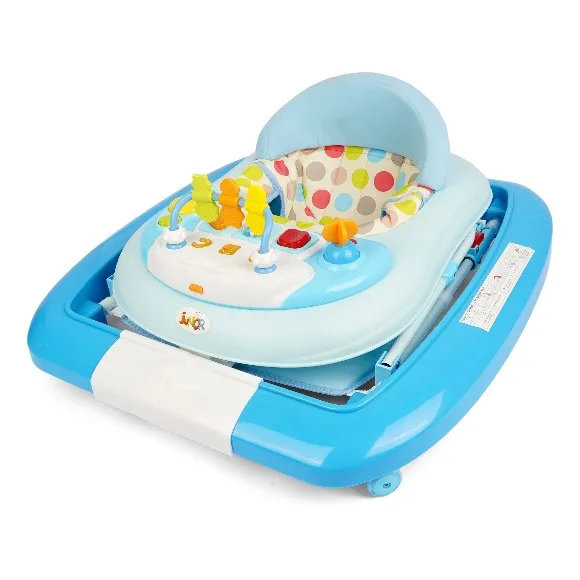 Junior Blue Baby Walker 2 IN 1 W-210 Made In Taiwan