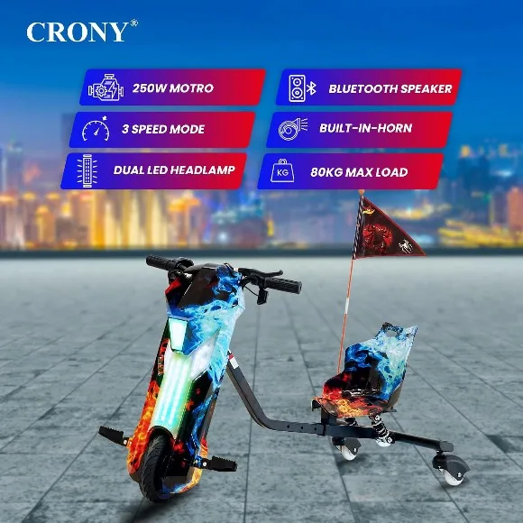 Kids Drifter Trike 36V Electric Ride On Drifter Scooter