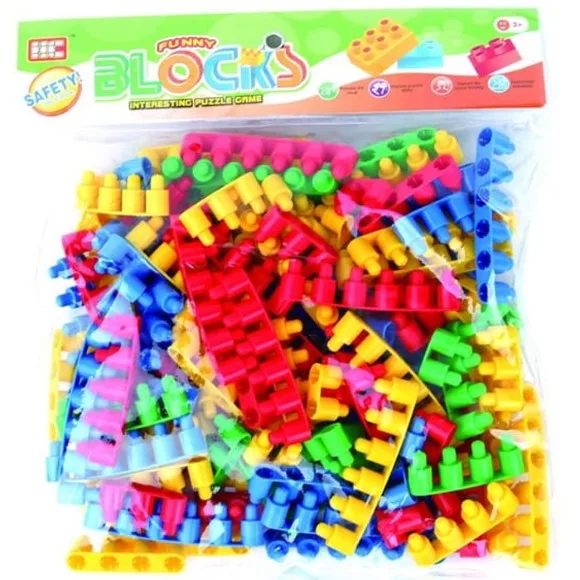 Kids Playing Funny Block Puzzle Game