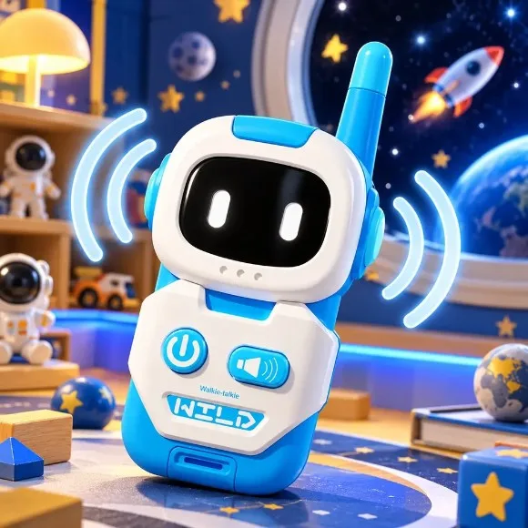 Kids Robot Walkie Talkie Toy Set (CY-8048B)