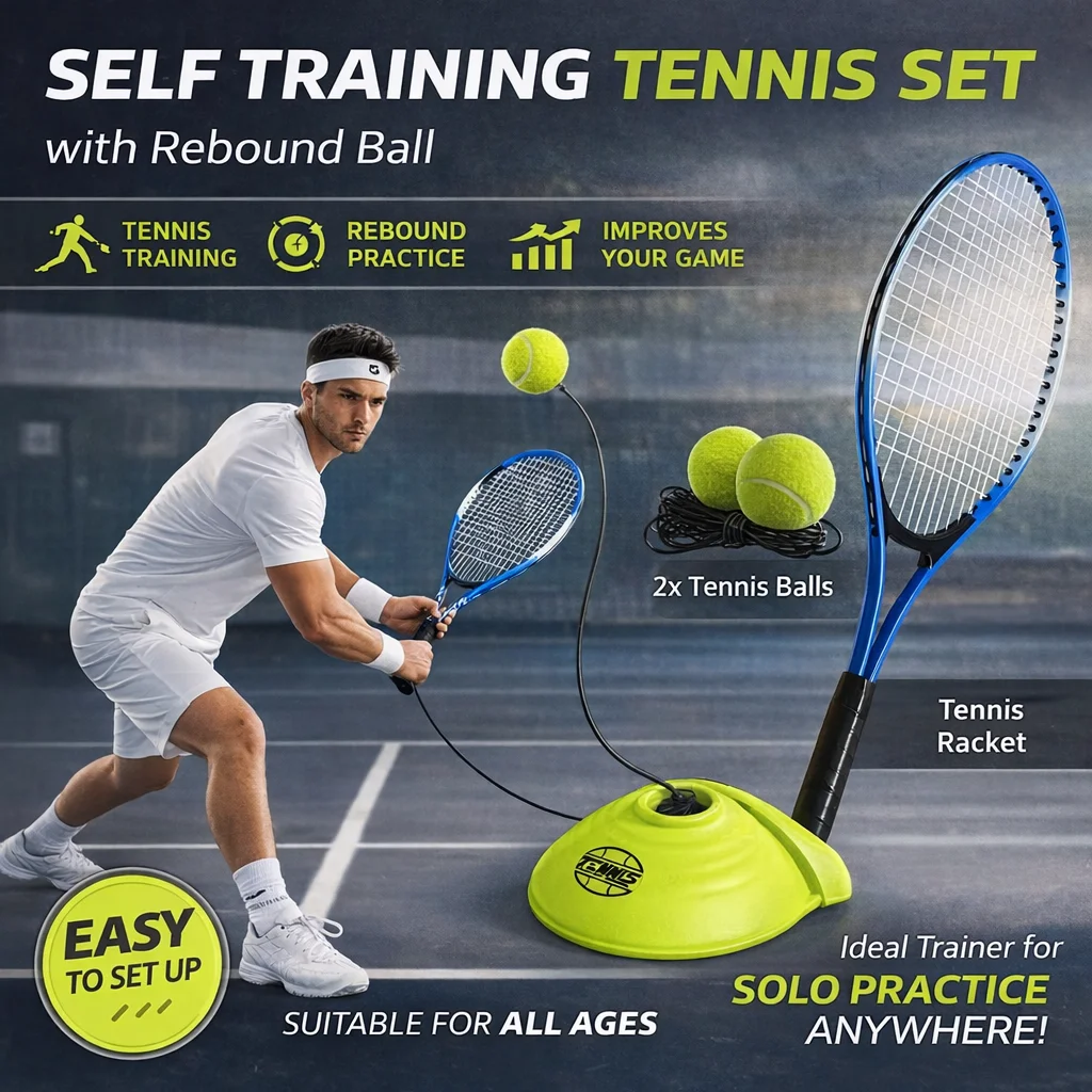 Self Training Tennis Set with Rebound Ball - 571