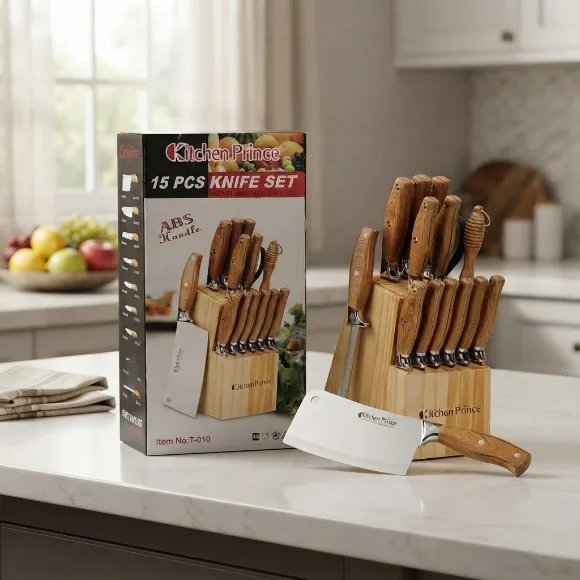 Kitchen Prince 15 Pcs Knife Set