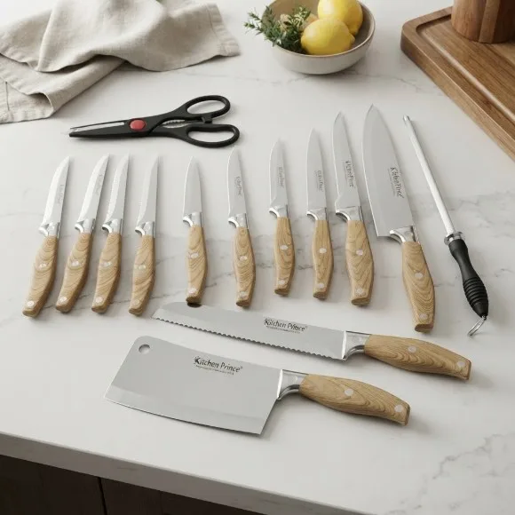 Kitchen Prince 15 Pcs Knife Set thumbnail 2