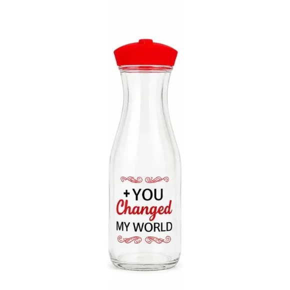 KLEEYO Premium Glass Fridge Bottle – 1 Litre thumbnail 2