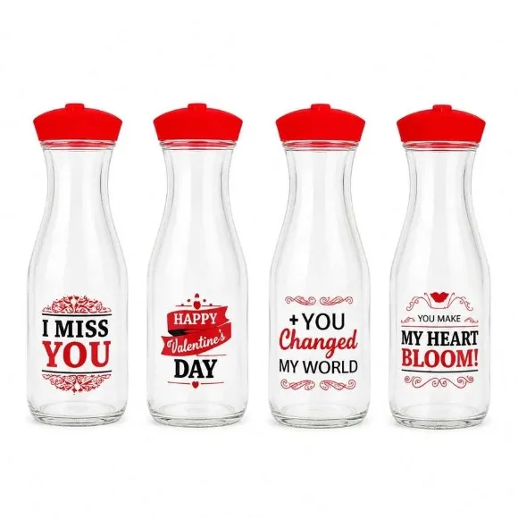 KLEEYO Premium Glass Fridge Bottle – 1 Litre thumbnail 6