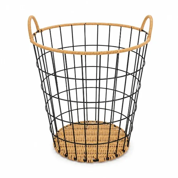 Large Wicker Laundry Basket – Round & Square Designs