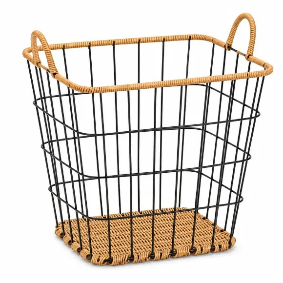 Large Wicker Laundry Basket – Round & Square Designs