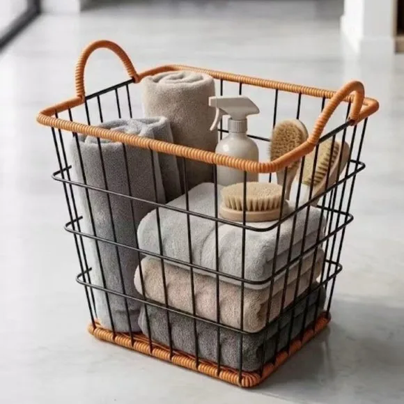 Large Wicker Laundry Basket – Round & Square Designs