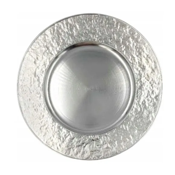 Luxury Acrylic / Plastic Round Charger Plate 12Inch