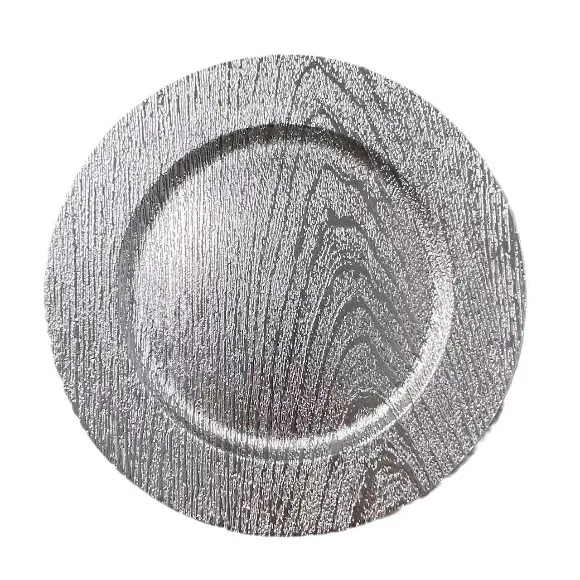 Luxury Acrylic / Plastic Round Charger Plate 12Inch