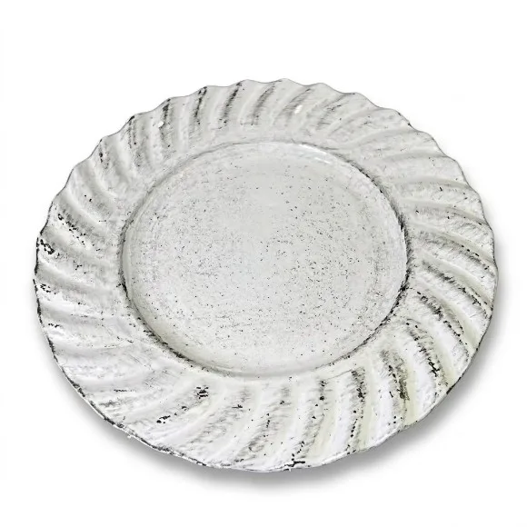 Luxury Acrylic / Plastic Round Charger Plate 12Inch