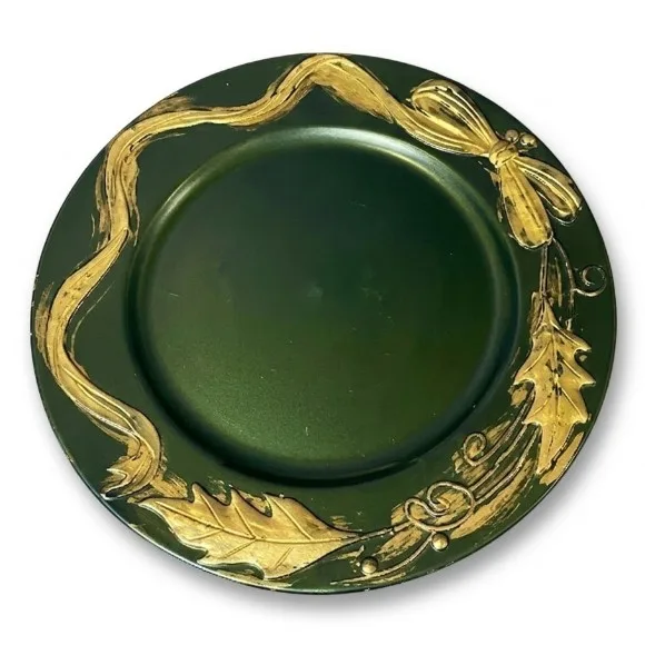 Luxury Acrylic / Plastic Round Charger Plate 12Inch