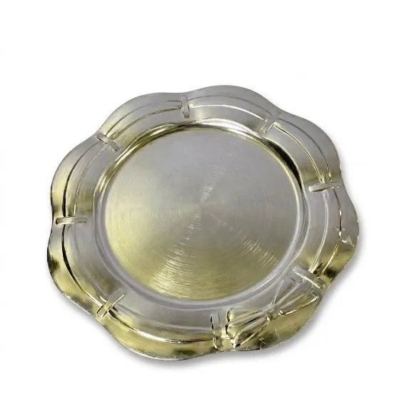 Luxury Acrylic / Plastic Round Charger Plate 12Inch
