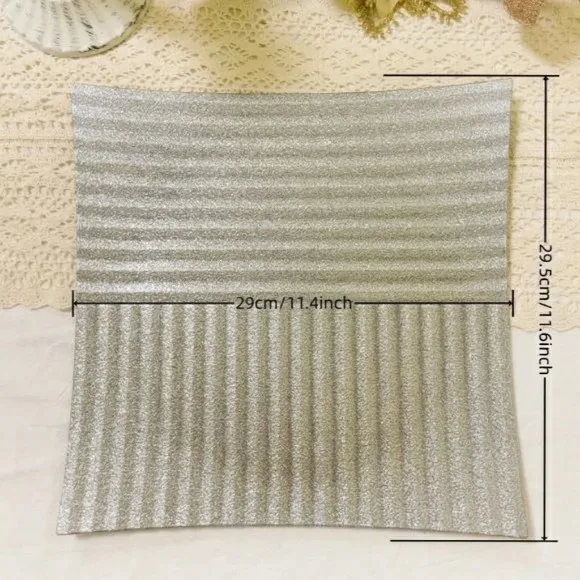 Luxury Glittery Charger Plate Quadrangular High Quality Plastic Lightweight And Unbreakable Suitable For Wedding Party Event Dinner Table Decoration