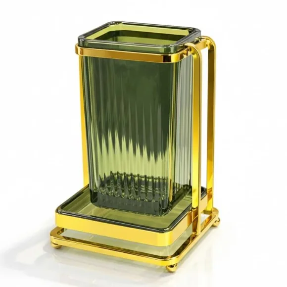 Luxury Single Compartment Acrylic Cutlery and Spoon Holder