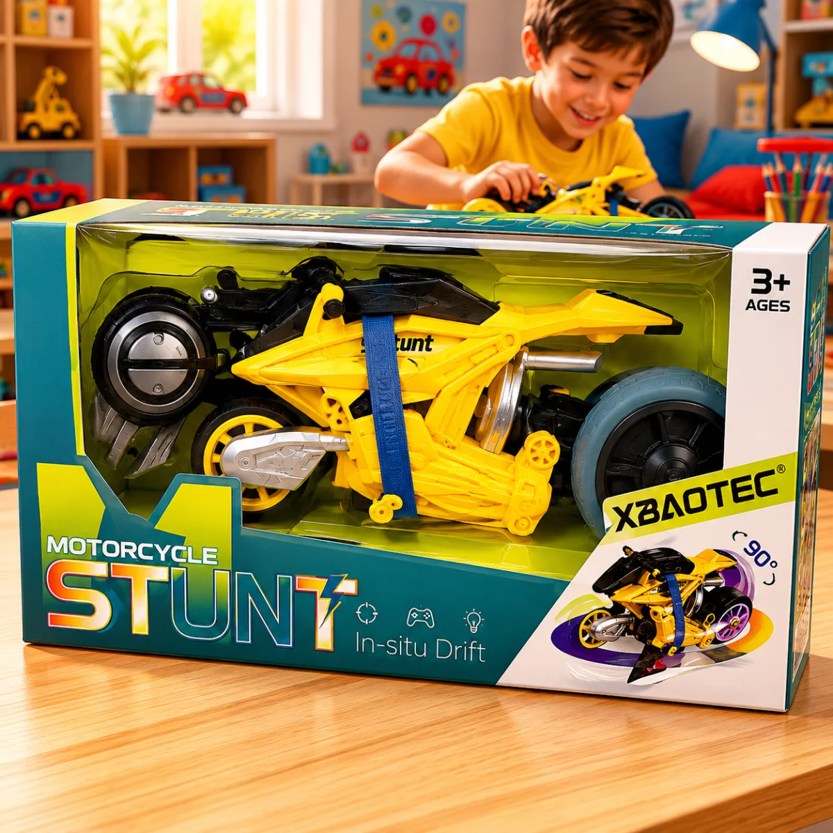 Maisto Cyklone Ripper RC Stunt Motorcycle – image 5 – KiddieWink