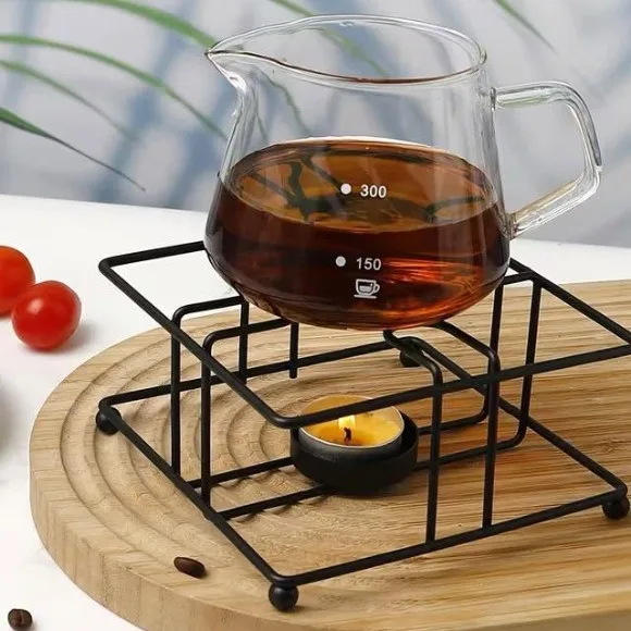 Metal Pot Holder with Tea Light Candle Stand