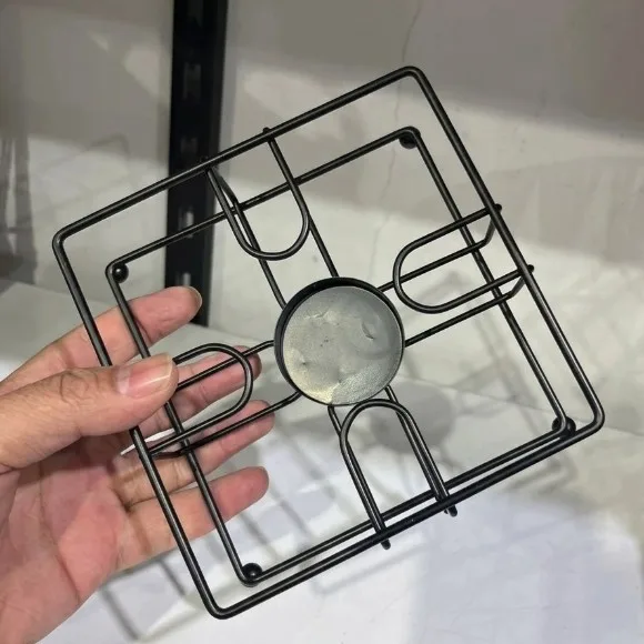 Metal Pot Holder with Tea Light Candle Stand