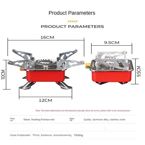 Mini Camping Stove Folding Portable Camping Stove with the Flame Adjustment Knob Travelling in Pakistan