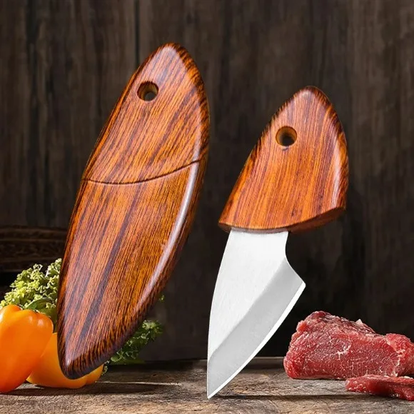Mini Knife Hand Forge Blade Kitchen Knives Cleaver Meat Fish Fruit Vegetable Small Knife