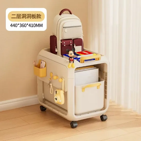 Multi Functional Book Storage Rack Bookshelf Mobile Drawer New Style Cart