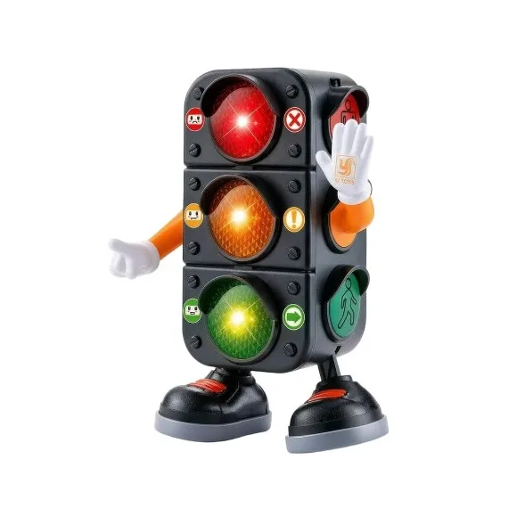 Musical Traffic Light Toy | Rechargeable, Interactive Toy with Music, for Early Learning