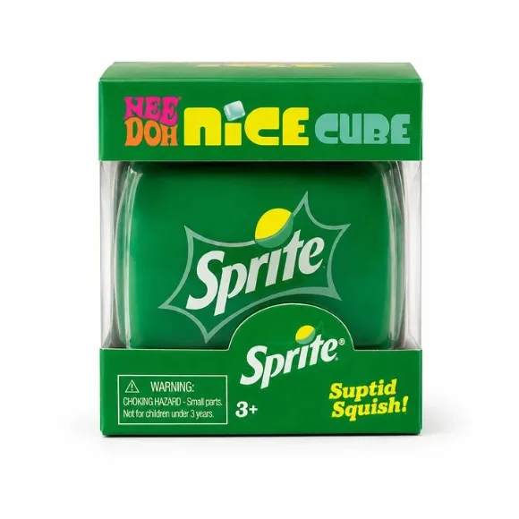 Nee Doh Nice Cube Squishy Toy – Soft Drink Style Squishy Cube for Kids