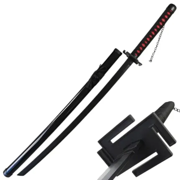 New Version 68 Inch Bleach Anime Ichigo Bankai Cutting Moon Sword