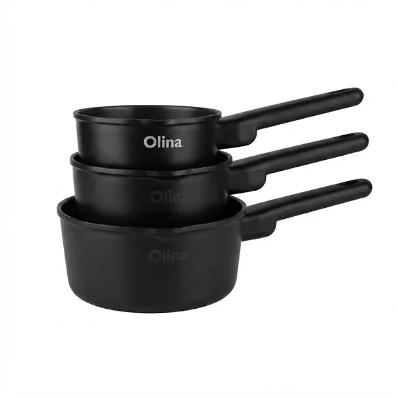Olina granite Sauce Pan Set of 3 14+16+18cm
