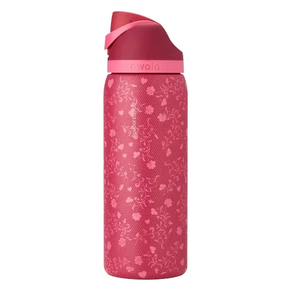 Owala FreeSip Latest Collection Red with Pink Bottle 32oz