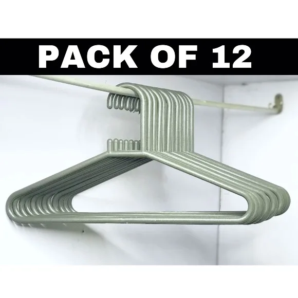 Pack of 12 - Clothes Hangers - Large