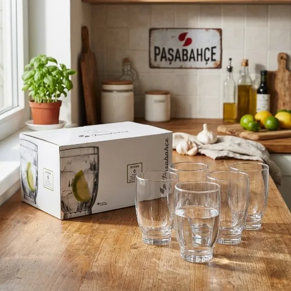 Pasabahce Amore Double Old Fashioned Glass Set of 6 - 330ml