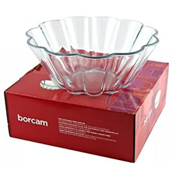 Pasabahce Borcam Clear Glass Fluted Bundt Pan 1680ml - 9 Inch thumbnail 2