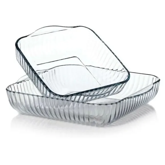 Pasabahce Borcam Glass Baking Dishes Set of 2 (1.9L + 3.2L) thumbnail 4