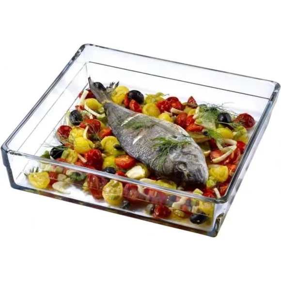 Pasabahce Borcam Glass Square Dish - 29CM thumbnail 2