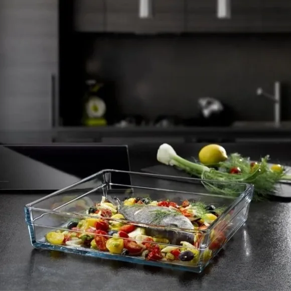 Pasabahce Borcam Glass Square Dish - 29CM thumbnail 4