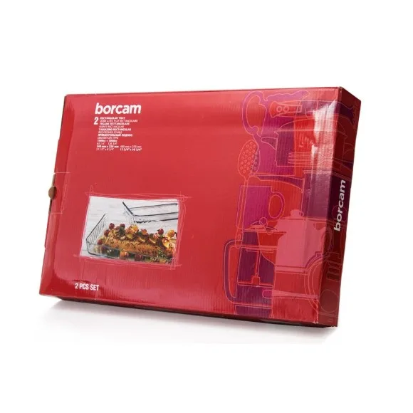 Pasabahce Borcam Heatproof Glass Baking  Tray Set thumbnail 5