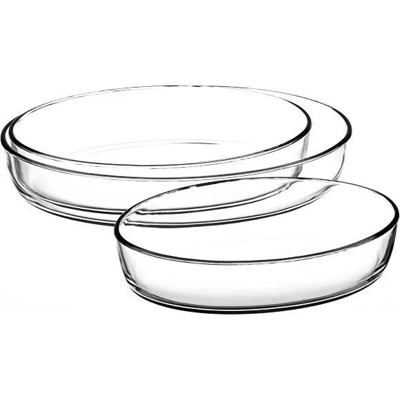 Pasabahce Borcam Oval Baking Dishes Set of 3 1550–2360-3200 ml thumbnail 3