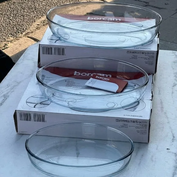Pasabahce Borcam Oval Baking Dishes Set of 3 1550–2360-3200 ml thumbnail 4