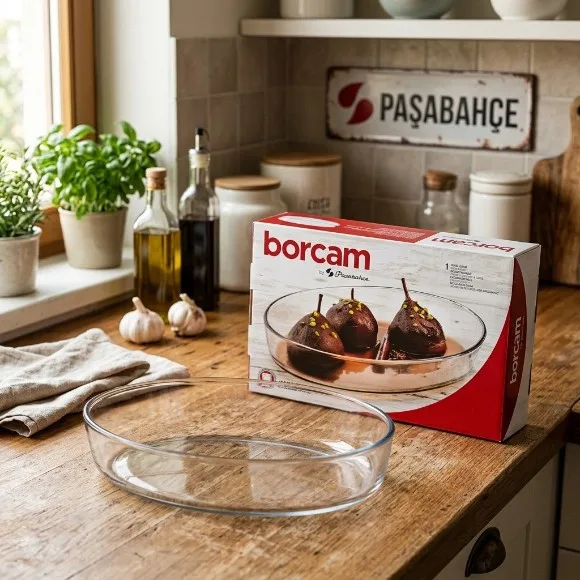 Pasabahce Borcam Ovenware Oval  2Ltr - 12 x 8.5 Inch