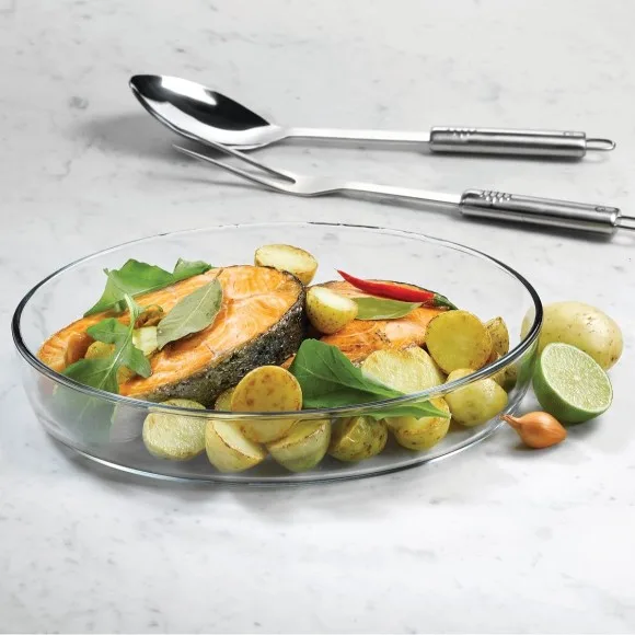 Pasabahce Borcam Ovenware Oval  2Ltr - 12 x 8.5 Inch thumbnail 3