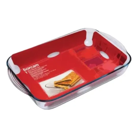 Pasabahce Borcam Rectangular Ovenware Tray - 1000ml 33x19cm thumbnail 3
