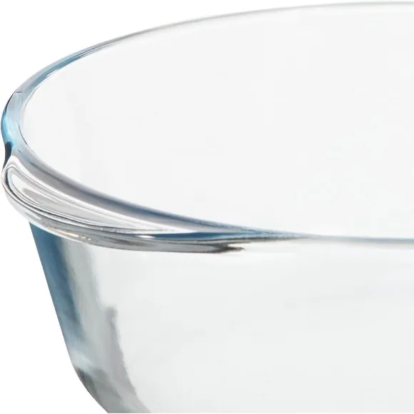Pasabahce Borcam Round Oven Dish with Cover Lid thumbnail 4
